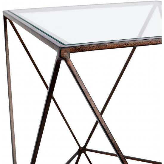 Surya Neo Geo End Table 24"H X 14"W X 15"D