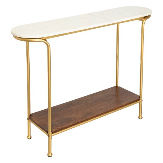 Surya Nicola Console Table 30"H X 43"W X 11"D