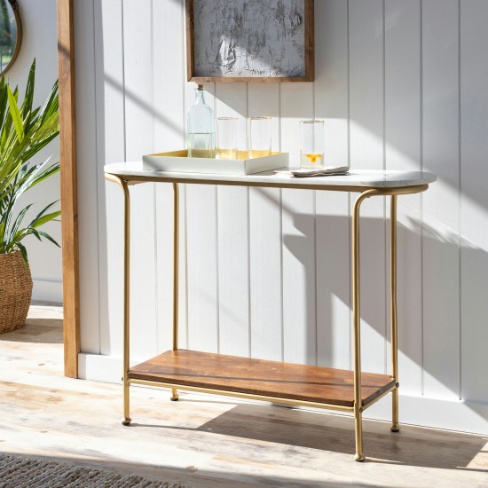 Surya Nicola Console Table 30"H X 43"W X 11"D