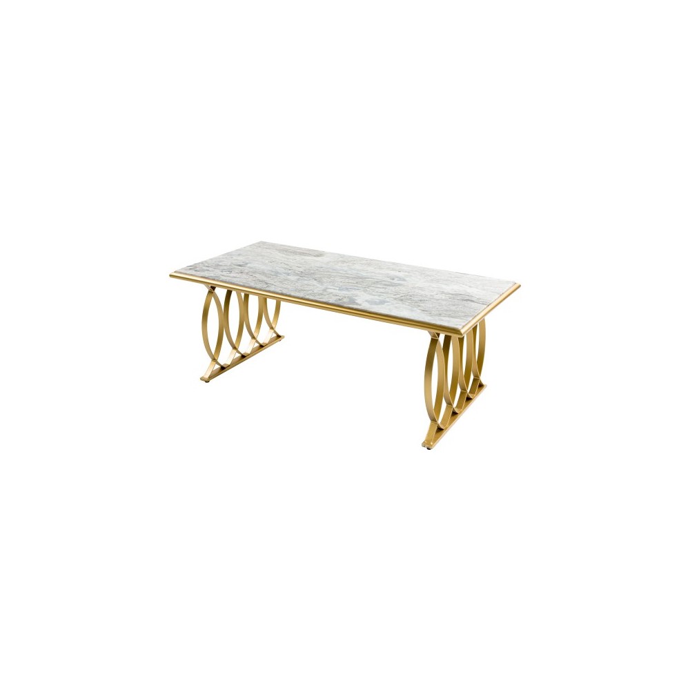 Surya Nishka Coffee Table 19"H X 47"W X 22"D