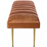 Surya Roxeanne Ron-009 Upholstered Bench 18"H X 48"W X 16"D