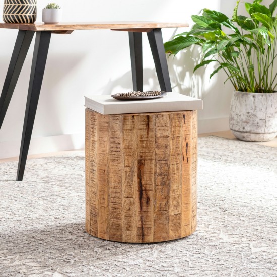 Surya Troyes Toe-004 End Table 18"H X 16"W X 16"D