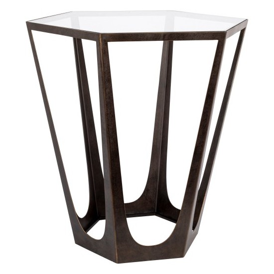 Surya Vortex End Table 24"H X 20"W X 23"D