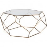 Surya Zig Zag Coffee Table 18"H X 41"W X 41"D