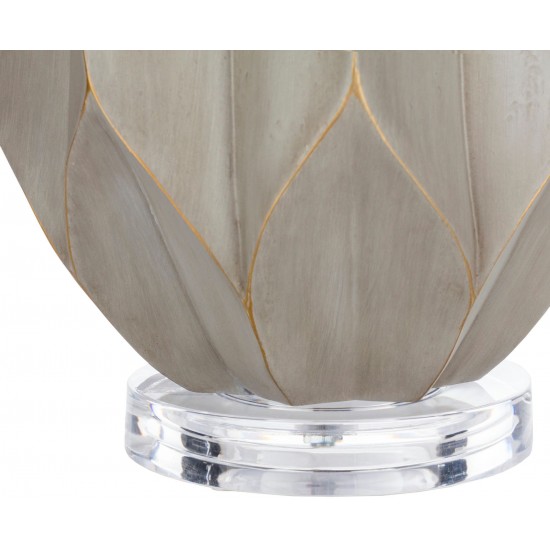 Surya Alpena Light Gray Lighting 28"H X 13"W X 13"D