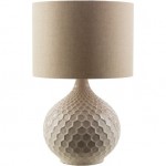 Surya Blakely Oatmeal Lighting 23"H X 14"W X 14"D