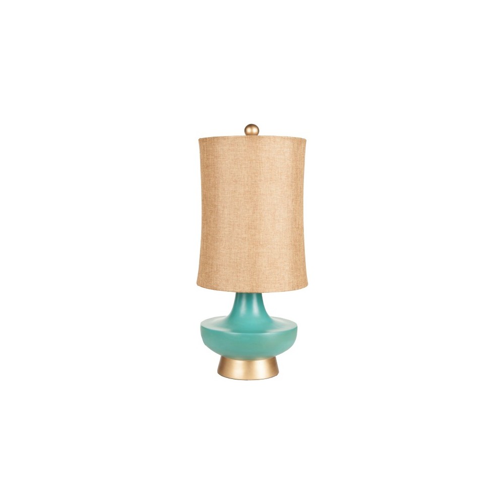 Surya Brookhaven Aqua Lighting 27"H X 13"W X 13"D Surya Brookhaven Aqua Lighting 27"H X 13"W X 13"D