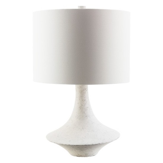Surya Bryant White Lighting 23"H X 15"W X 15"D