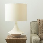 Surya Bryant White Lighting 23"H X 15"W X 15"D