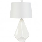 Surya Enigma White Lighting 27"H X 15"W X 15"D