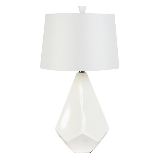 Surya Enigma White Lighting 27"H X 15"W X 15"D