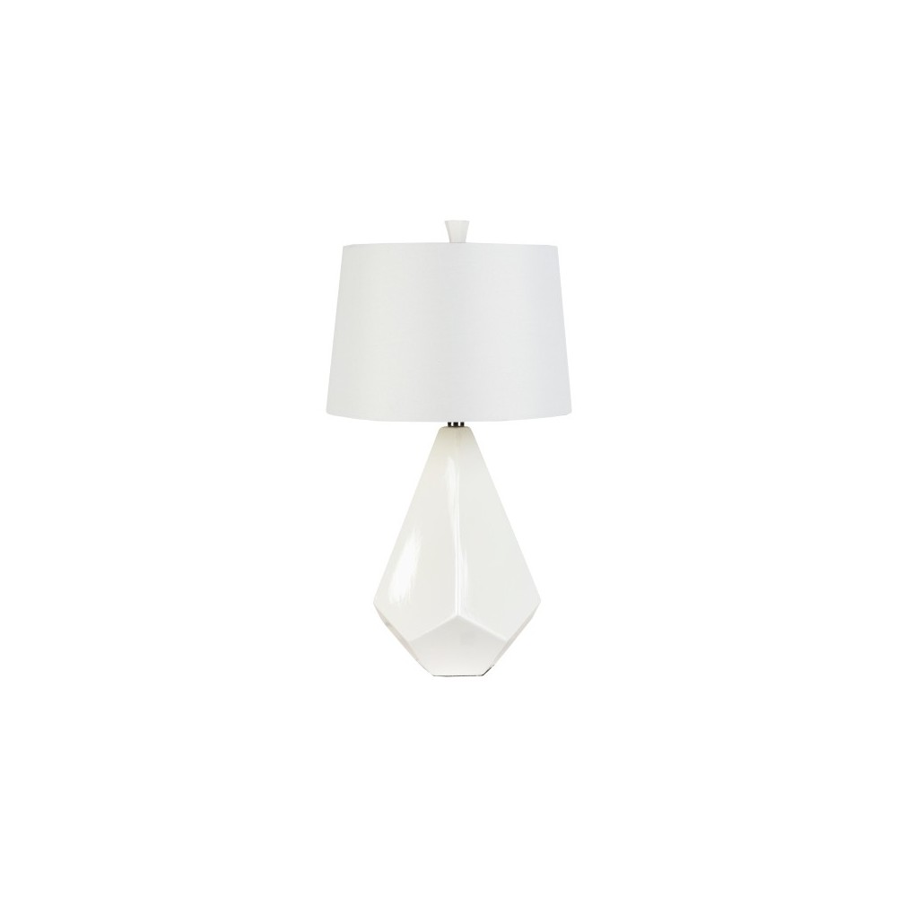 Surya Enigma White Lighting 27"H X 15"W X 15"D Surya Enigma White Lighting 27"H X 15"W X 15"D