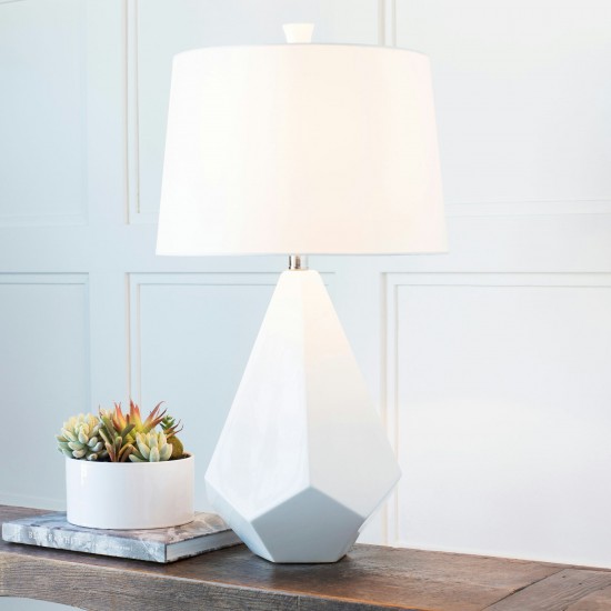 Surya Enigma White Lighting 27"H X 15"W X 15"D