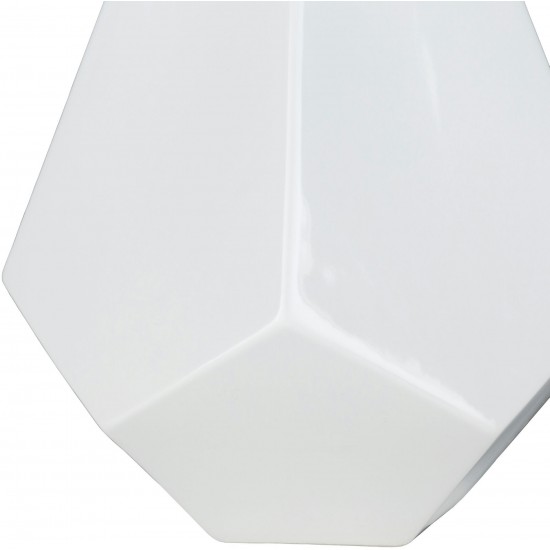 Surya Enigma White Lighting 27"H X 15"W X 15"D