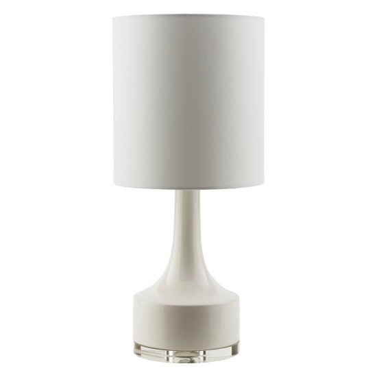 Surya Farris White Lighting 25"H X 11"W X 11"D