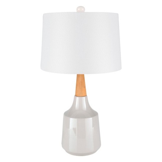 Surya Kent Off-White Lighting 28"H X 15"W X 15"D
