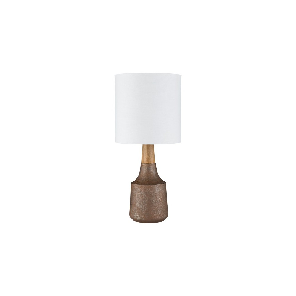 Surya Kent Brown Lighting 18"H X 8"W X 8"D Surya Kent Brown Lighting 18"H X 8"W X 8"D