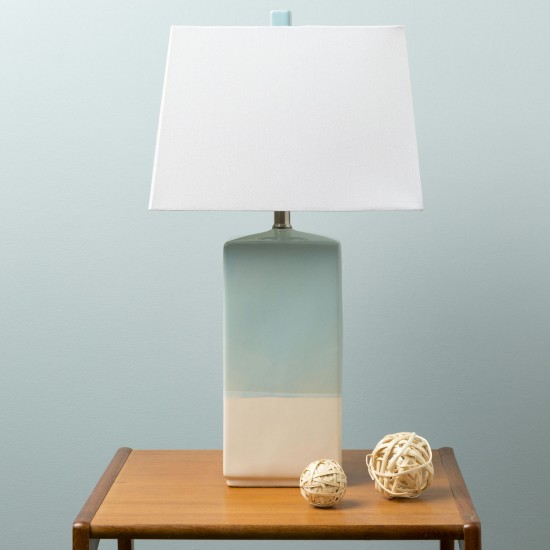 Surya Malloy Light Gray Lighting 26"H X 14"W X 9"D