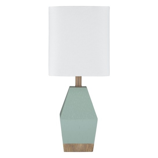 Surya Pimm Pale Blue Lighting 17"H X 7"W X 7"D