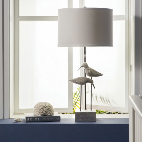 Surya Seagull White Lighting 31"H X 15"W X 15"D