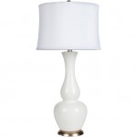 Surya Stephens White Lighting 30"H X 15"W X 15"D