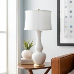 Surya Stephens White Lighting 30"H X 15"W X 15"D