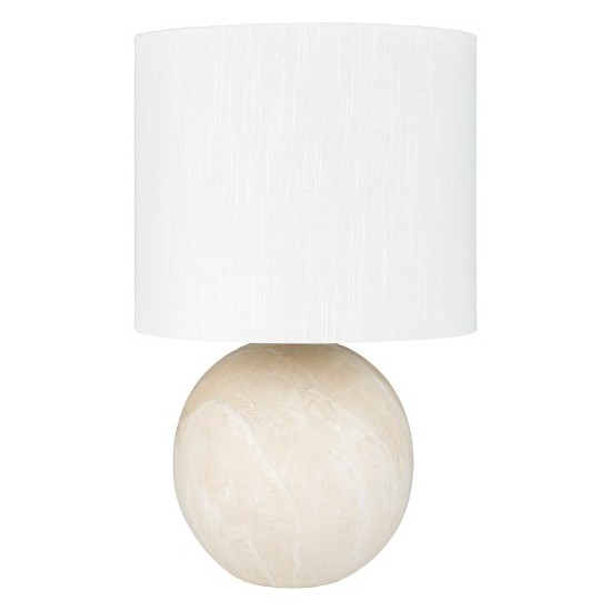 Surya Vogel Ivory, White Lighting 22"H X 13"W X 13"D