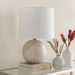 Surya Vogel Ivory, White Lighting 22"H X 13"W X 13"D