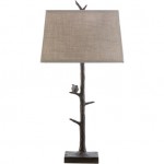 Surya Weber Medium Gray Lighting 32"H X 16"W X 9"D