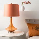 Surya Zoey Orange Lighting 26"H X 14"W X 14"D