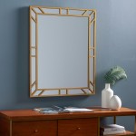 Surya Arville Mirror 32"H X 26"W X 1"D