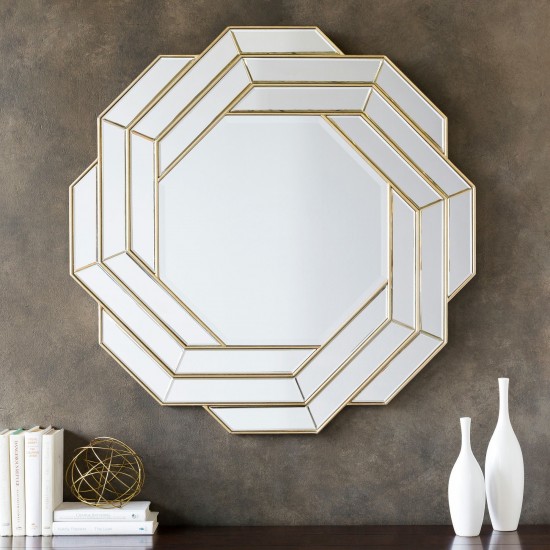 Surya Barlow Mirror 39"H X 39"W X 0.8"D