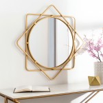 Surya Constance Mirror 28"H X 28"W X 1"D