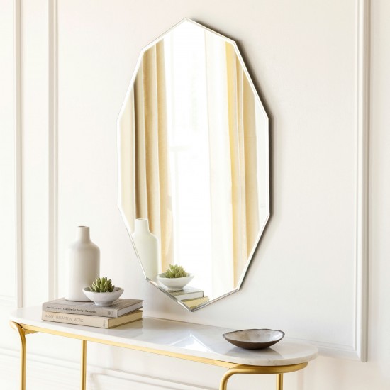 Surya Crystalline Mirror 24"H X 48"W X 0.2"D