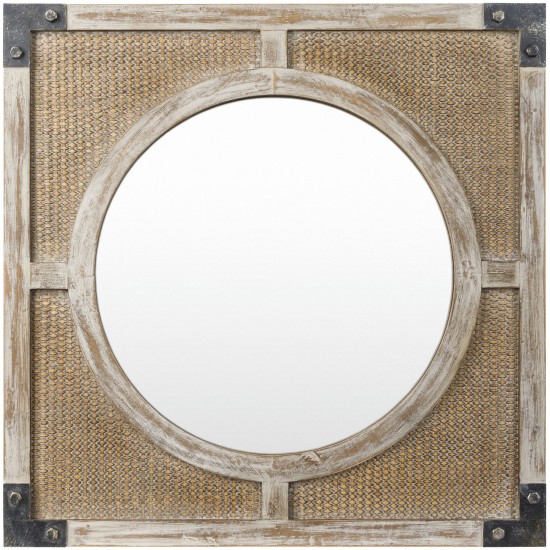 Surya Georgia Mirror 24"H X 24"W X 1"D