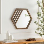 Surya Jorah Mirror 23"H X 23"W X 1"D