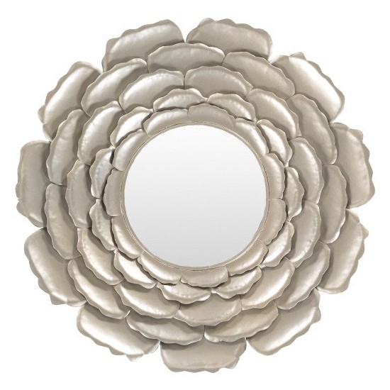 Surya Lotus Mirror 32"H X 32"W X 2"D