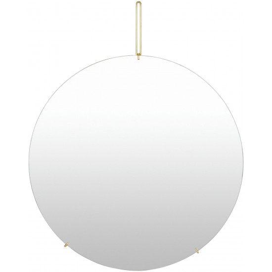 Surya Lunar Mirror 39"H X 32"W X 0.3"D