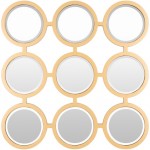 Surya Orbit Mirror 24"H X 24"W X 0.8"D