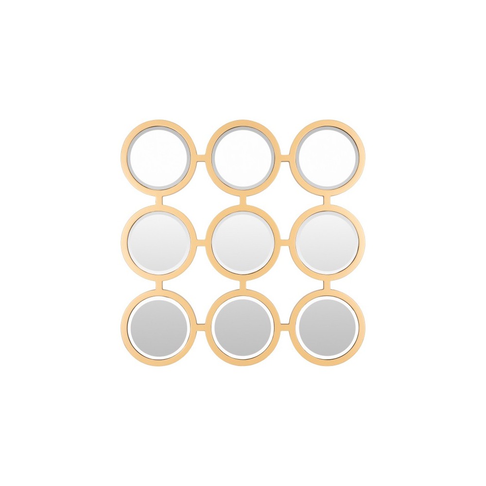 Surya Orbit Mirror 24"H X 24"W X 0.8"D Surya Orbit Mirror 24"H X 24"W X 0.8"D