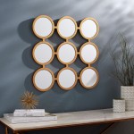 Surya Orbit Mirror 24"H X 24"W X 0.8"D