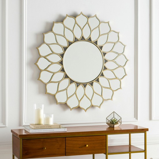 Surya Wildflower Mirror 39"H X 39"W X 0.8"D