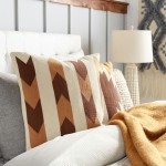 Surya Andrea Cream, Dark Brown Pillow Cover 18"H X 18"W