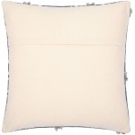Surya Ashbury Dark Blue Pillow Cover 18"H X 18"W