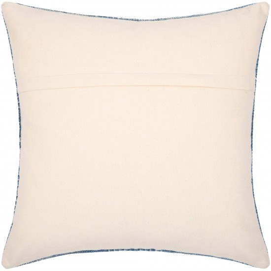 Surya Ashbury Blue Pillow Cover 14"H X 22"W