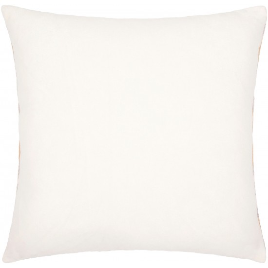 Surya Ikat Luxe Ivory Pillow Cover 20"H X 20"W