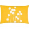 Surya Lachen Pillow Cover 13"H X 20"W - Saffron, Cream