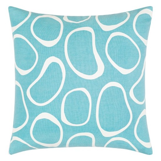 Surya Lachen Pillow Cover 20"H X 20"W (Teal)