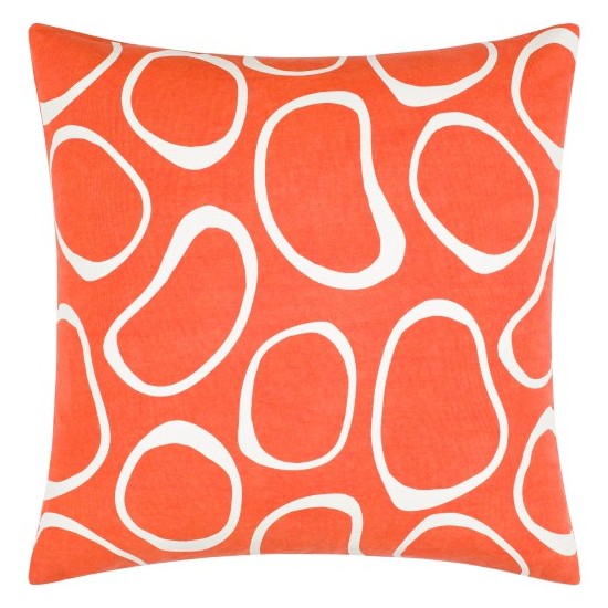 Surya Lachen Pillow Cover 20"H X 20"W (Burnt Orange)