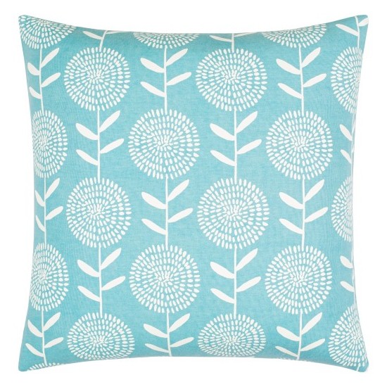 Surya Lachen Teal Pillow Cover 20"H X 20"W